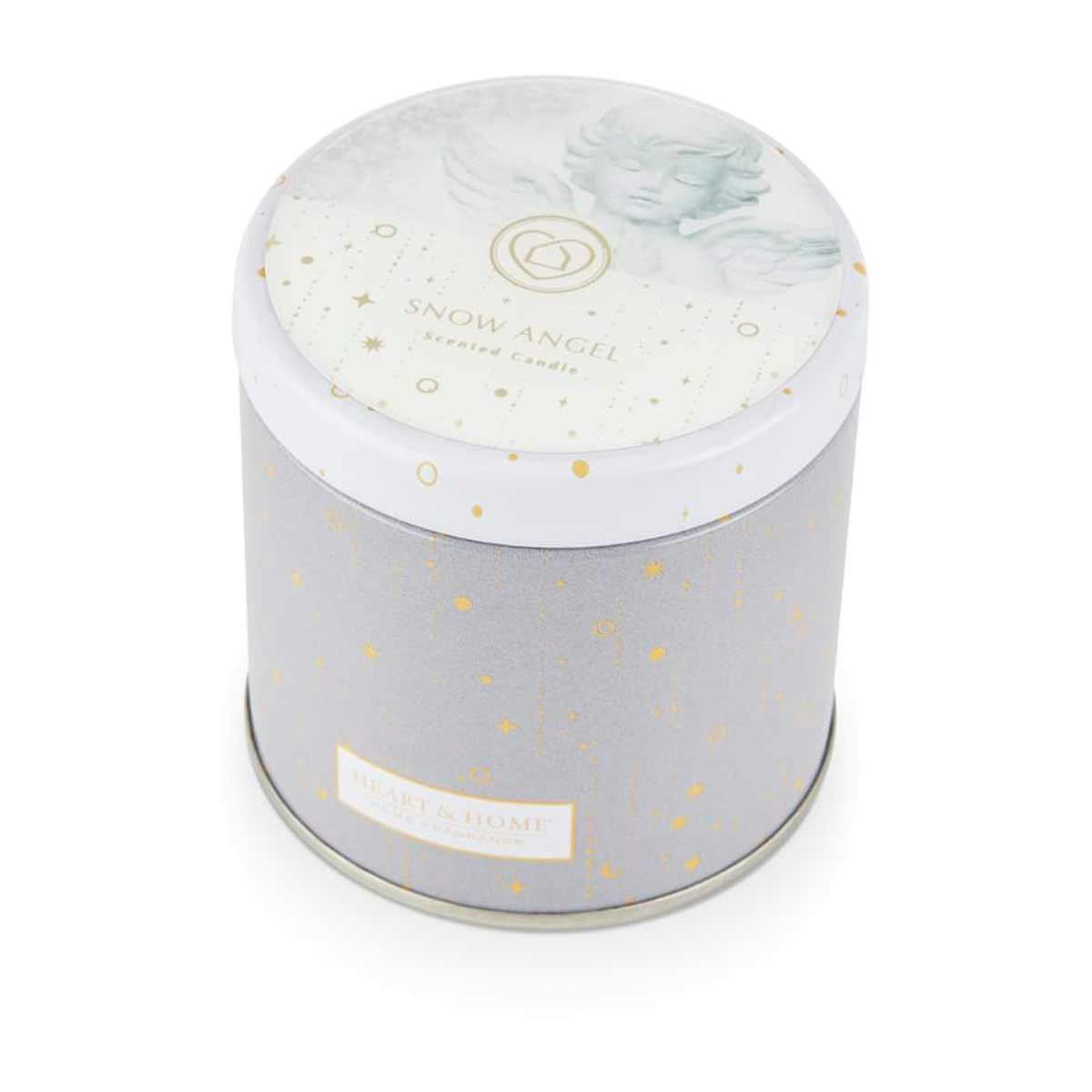 - Bougie en boite métal Heart and Home Ange d'hiver