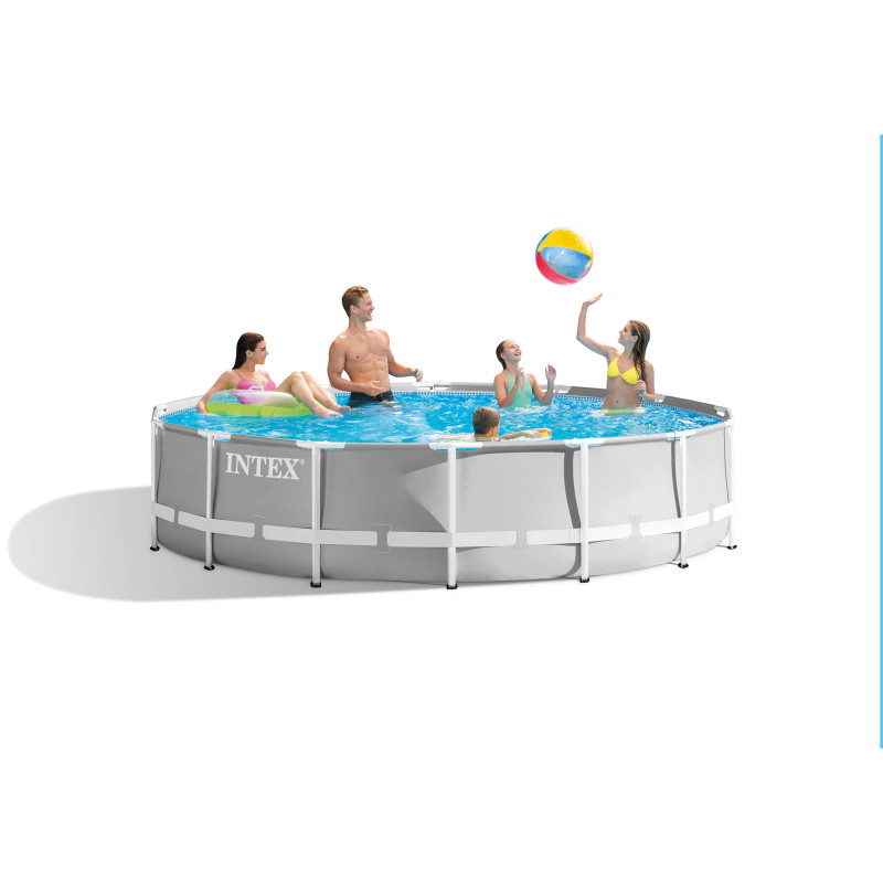Piscine Ultra Frame tubulaire avec épurateur à cartouche Ø 4,27 x 1,07 m INTEX