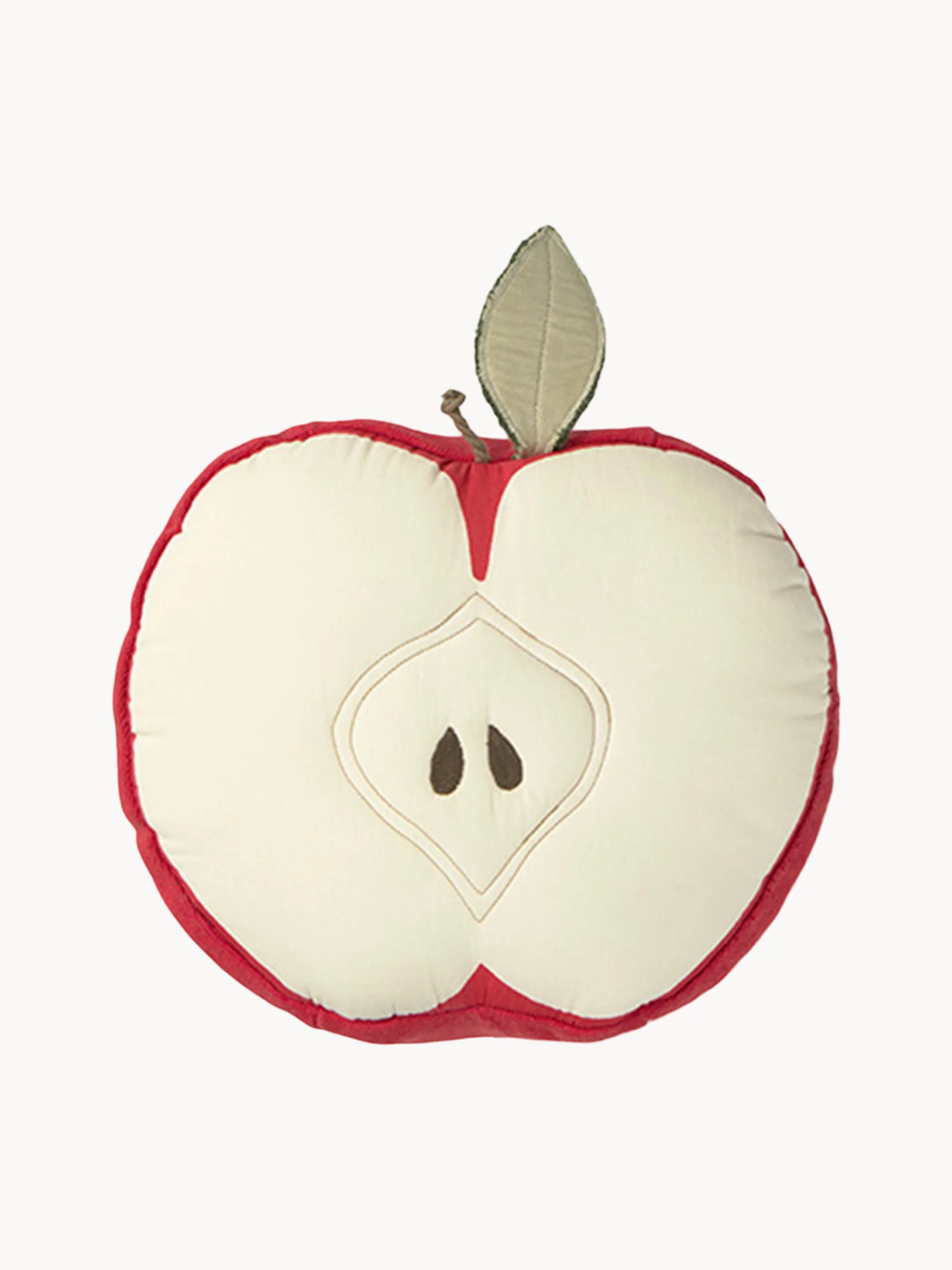 Handgefertigtes Baumwoll-Kissen Apple