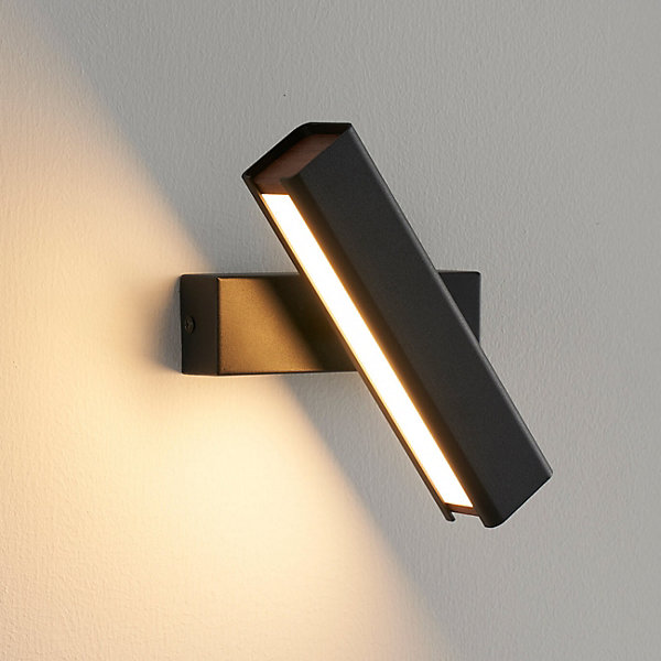 Applique murale pivotante noire LED - Salvi