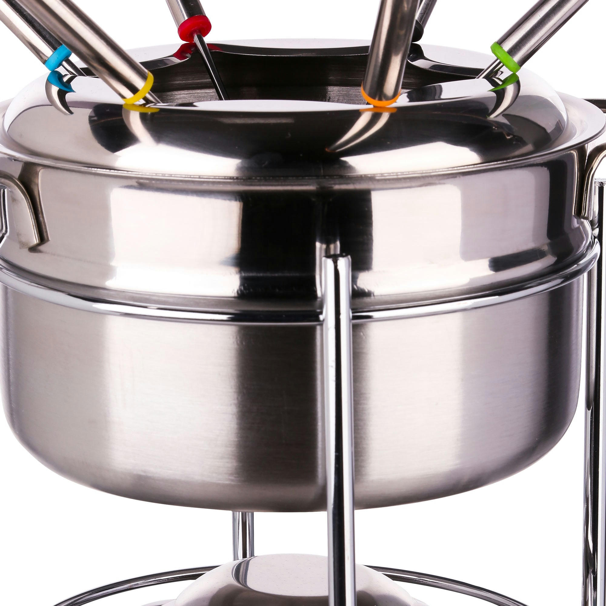 - Service à fondue en inox 6 personnes