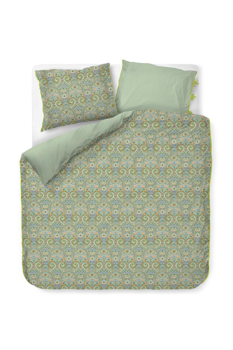 Pip Studio dekbedovertrek Kikoy - 200x200/220 cm - groen