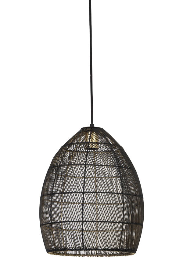 Light & Living hanglamp Meya - 30x30x37 - zwart