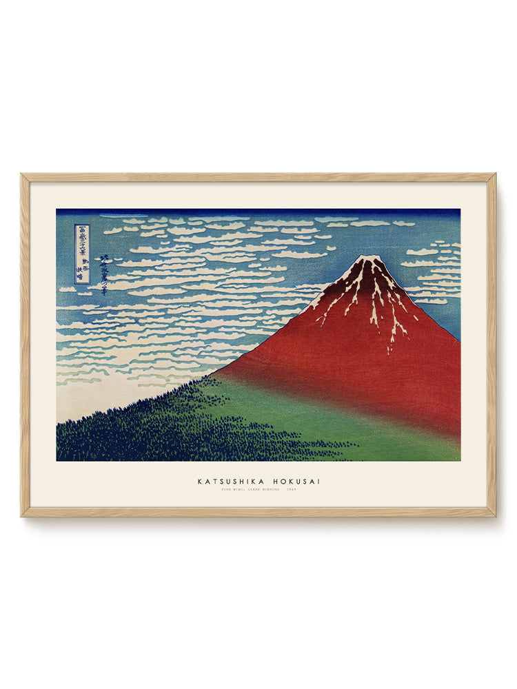 Katsushika Hokusai - Fine wind, clear morning - PSTR studio Kunst Poster