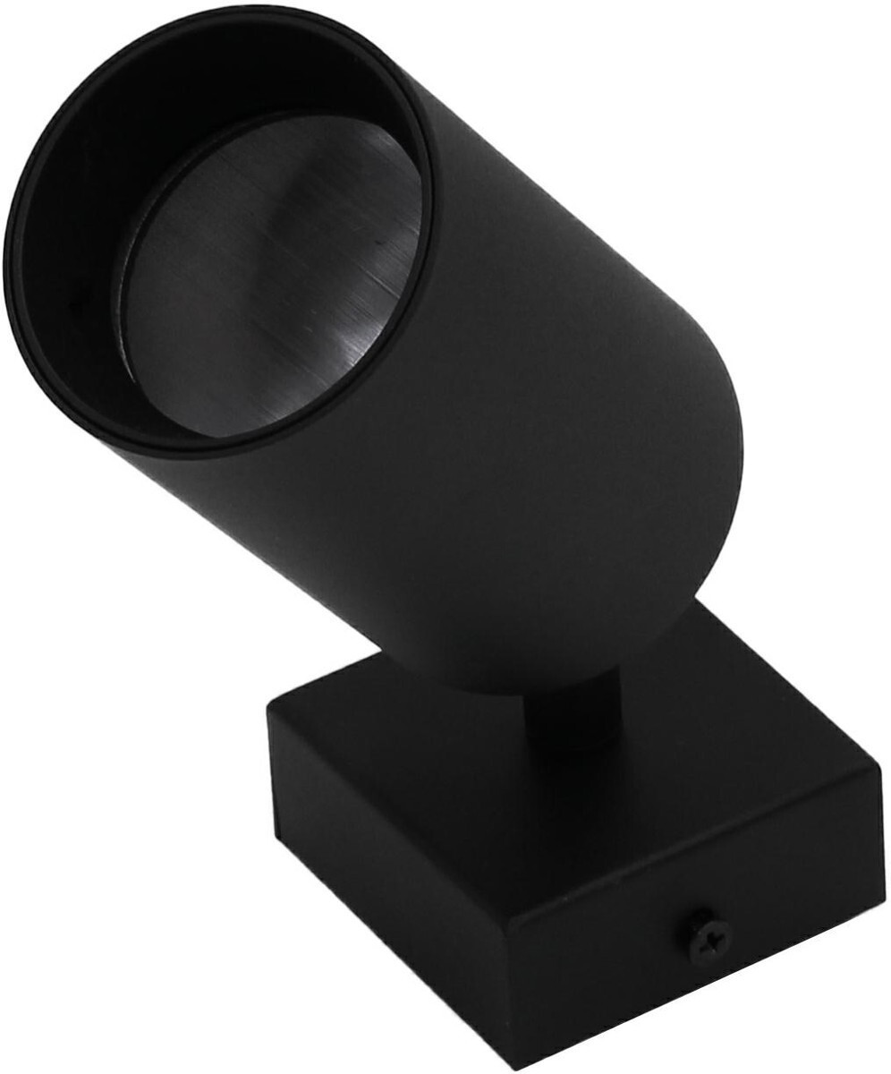 Kinkiet czarny Qualis 1xGU10x40W wym:14x6x6cm IP20 IdeaLED