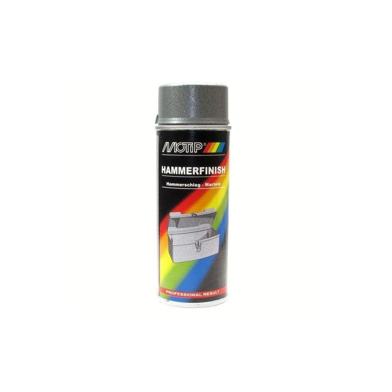 Peinture effet martelé grise 0,4 L MOTIP