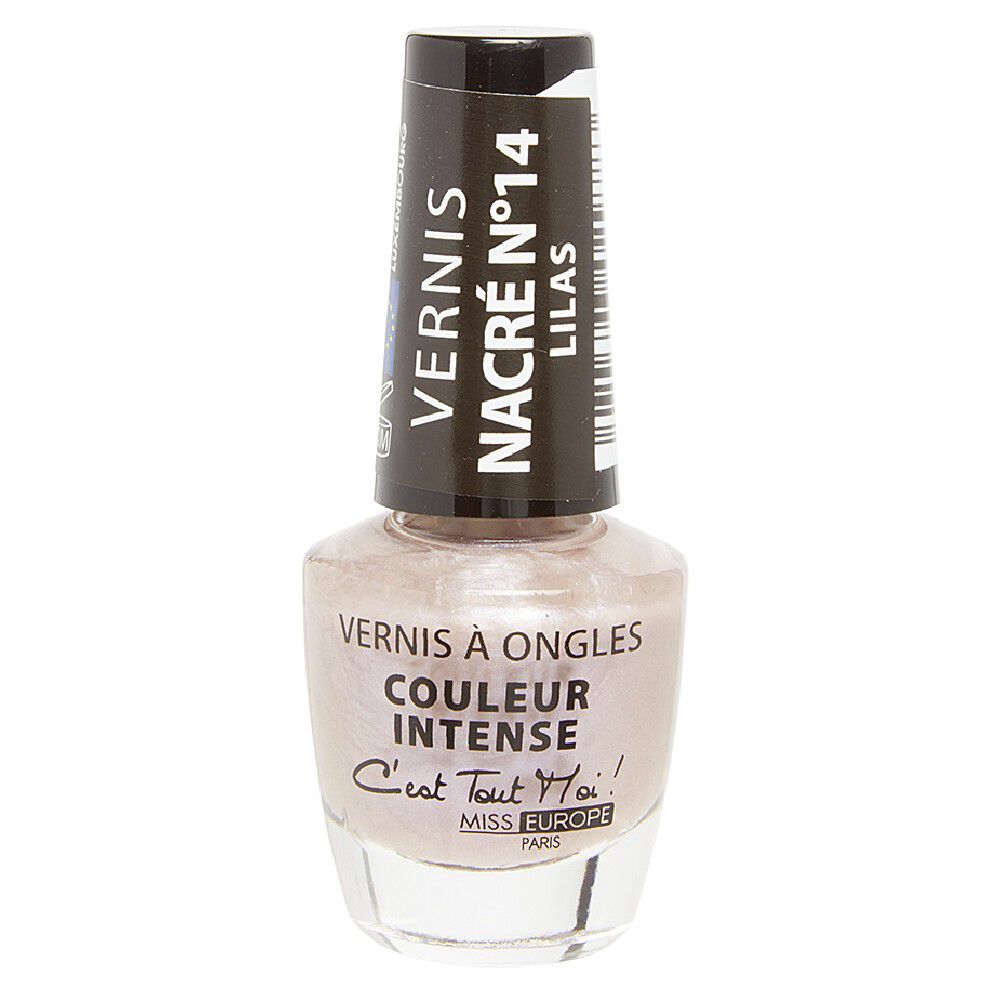 Vernis à ongles nacré lilas n°14