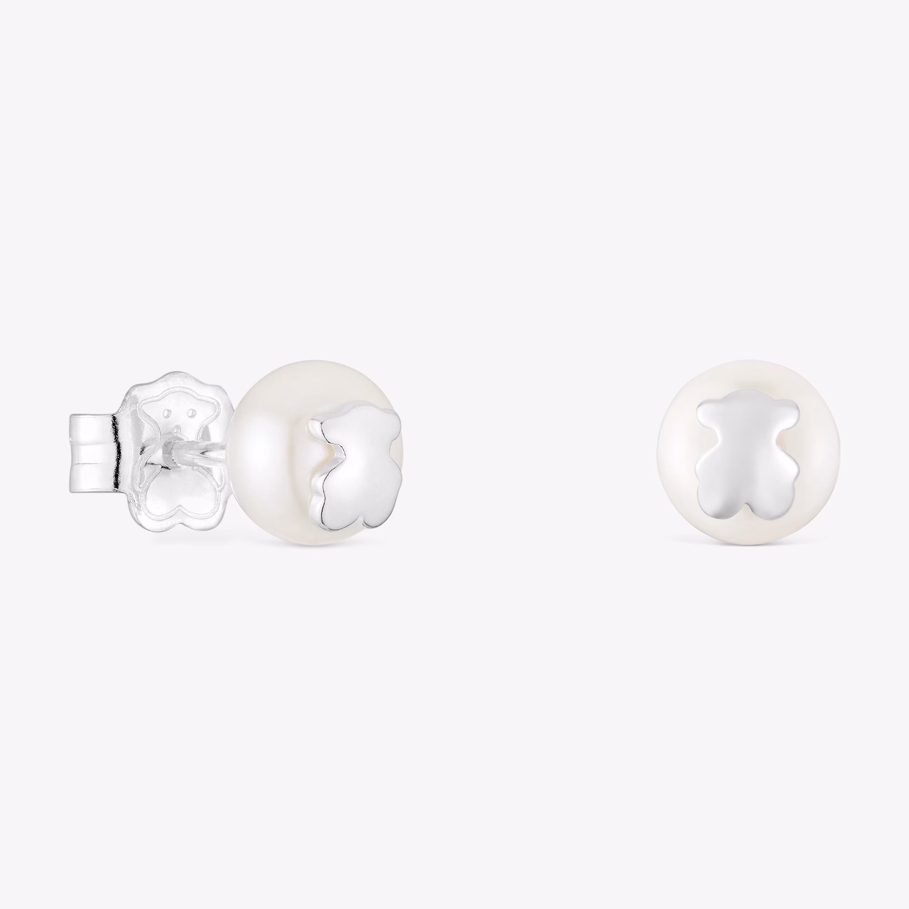 Pendientes de plata y perlas cultivadas 6 mm Icon Pearl