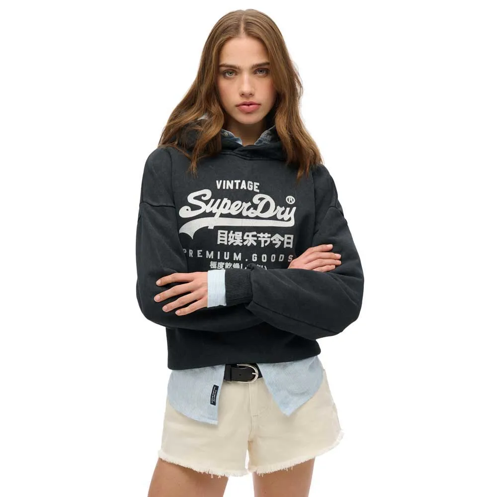 Superdry Vl Metallic Relaxed hoodie