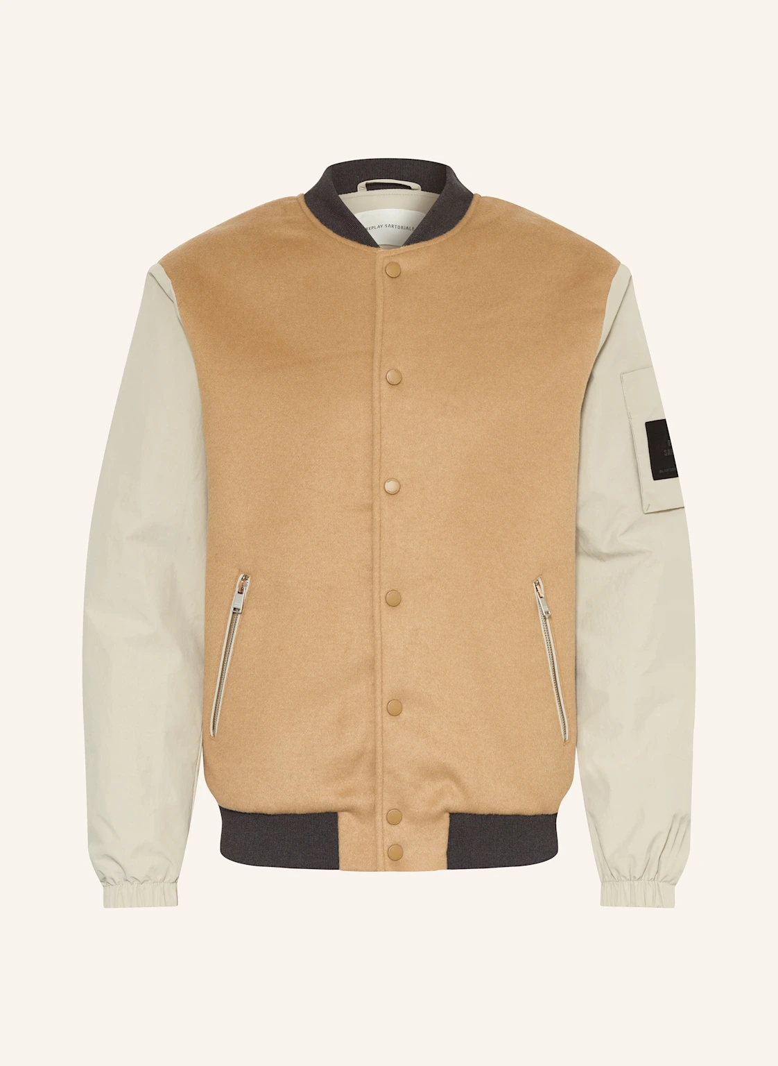REPLAY Blouson im Materialmix