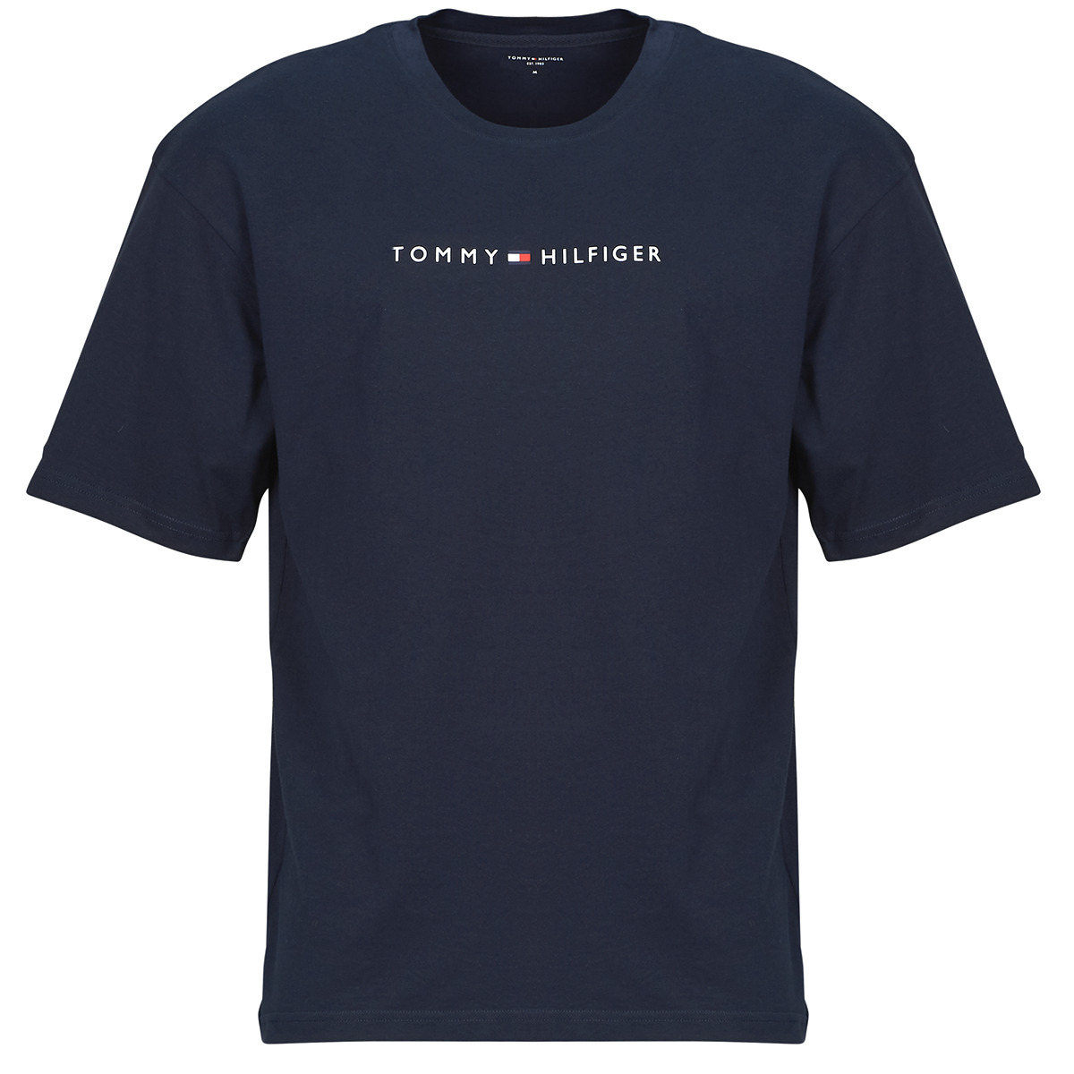 Tommy Hilfiger - SS TEE CONT. LOGO - Marine