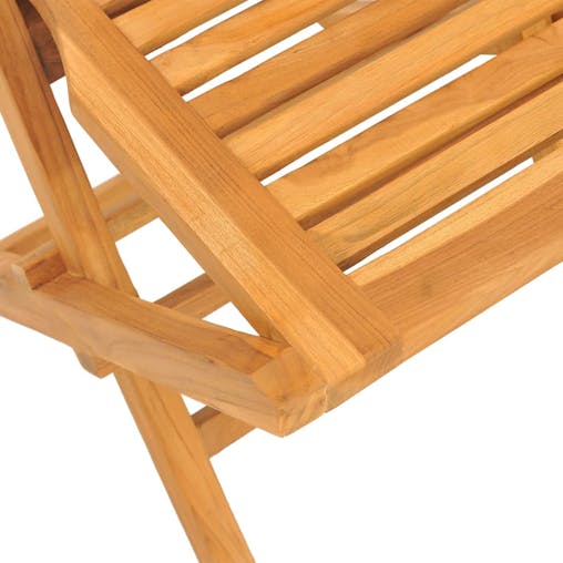 NNEVL Folding Garden Chairs 6 pcs 47x63x90 cm Solid Wood Teak