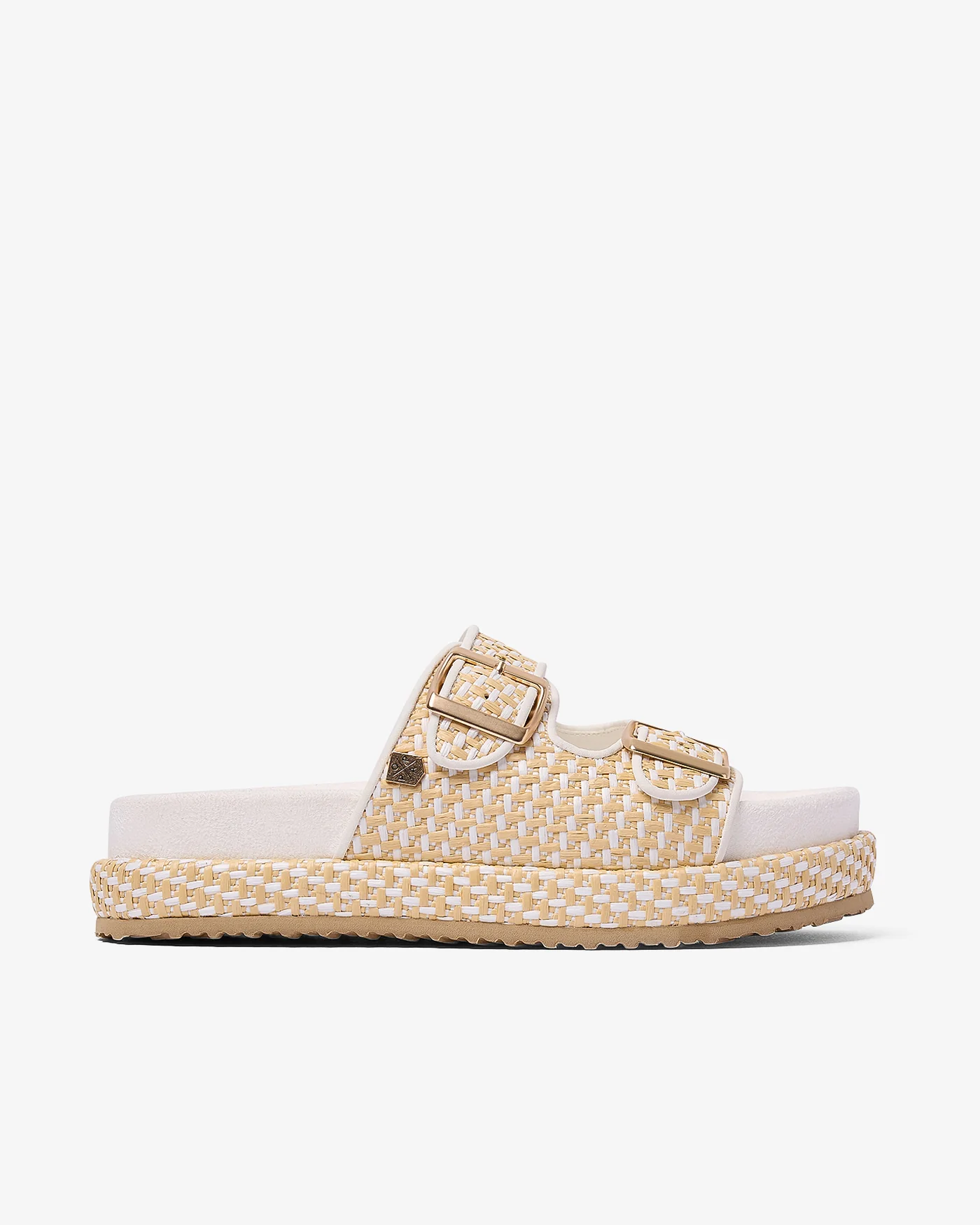 Sandalia Xago Galles Rafia Blanca