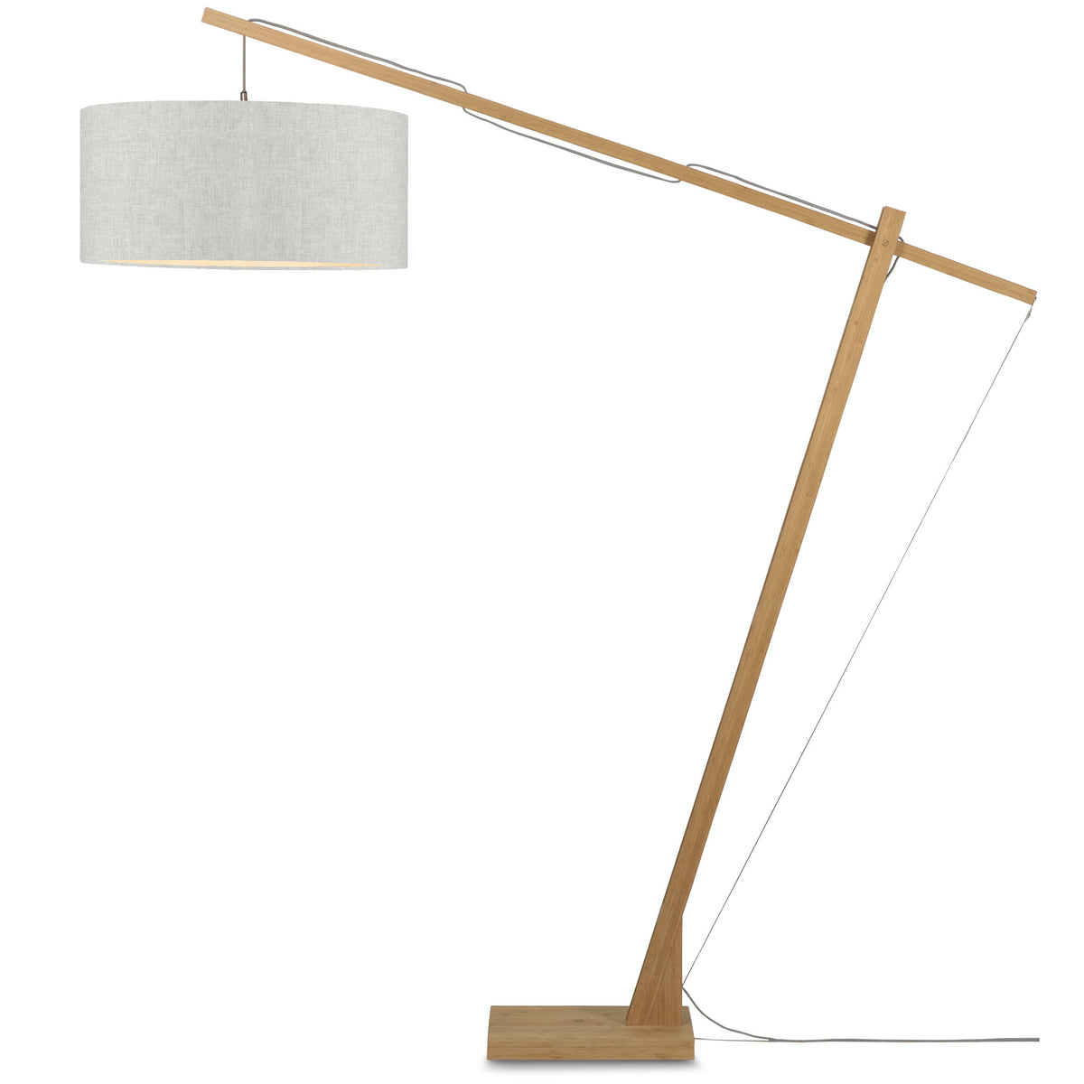 GOOD&MOJO vloerlamp Montblanc - bruin - 175x60x207cm