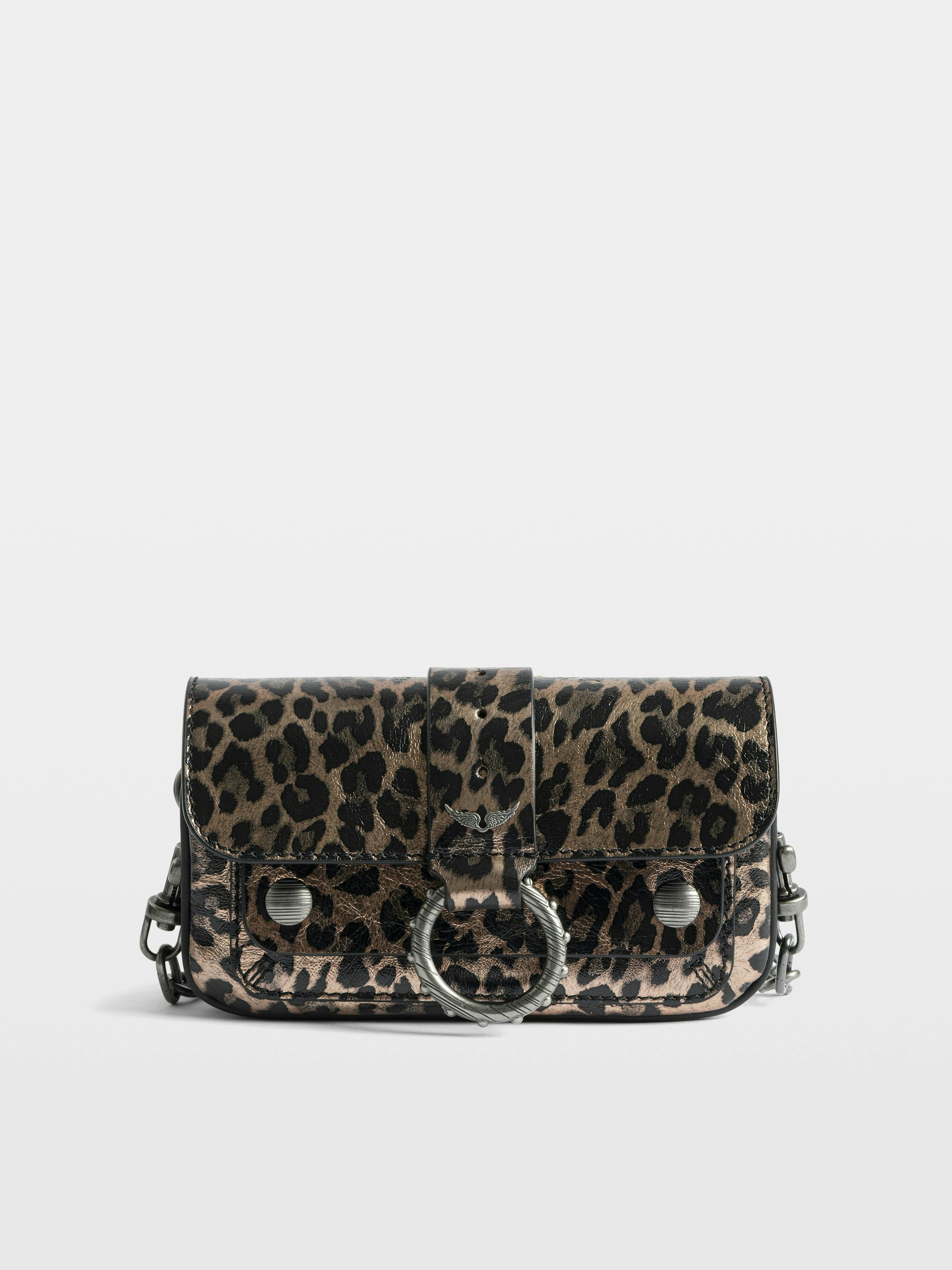 Sac Kate Wallet Metal Leopard