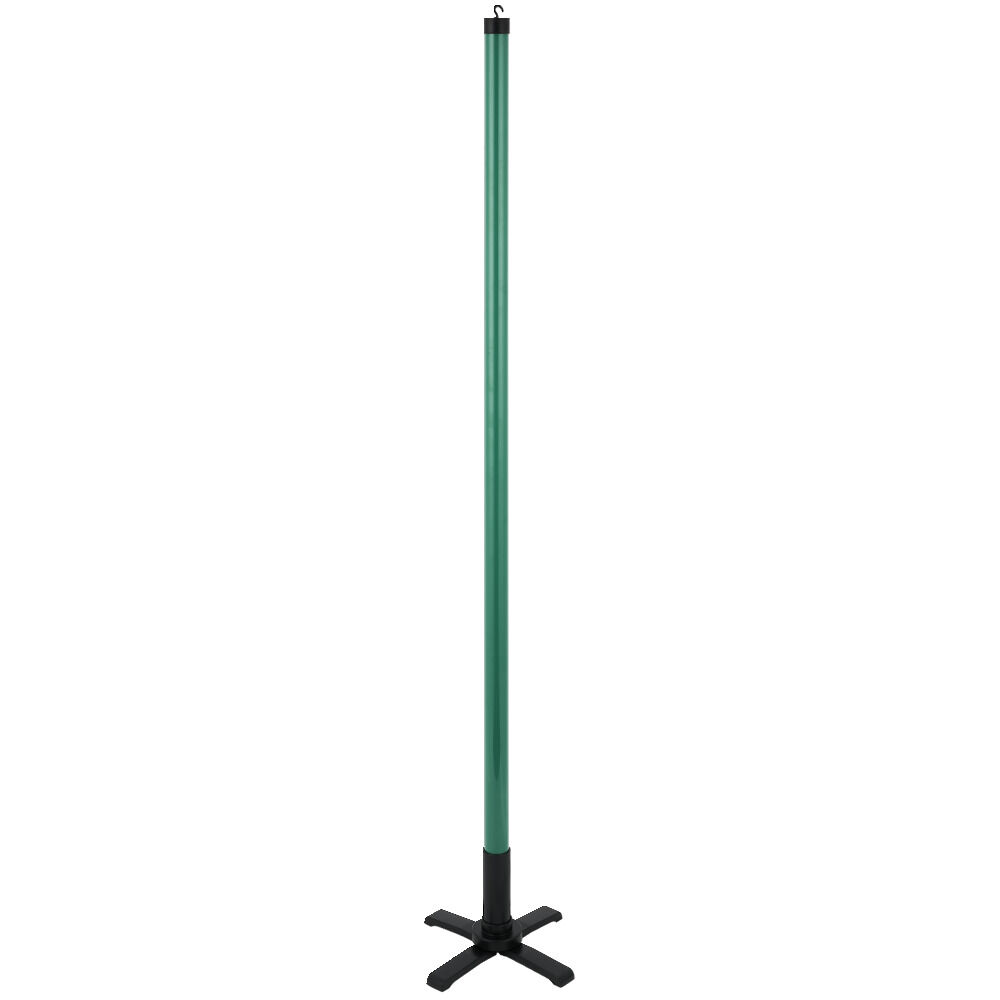 Tube néon LED vert plastique Ø3,3xH116cm