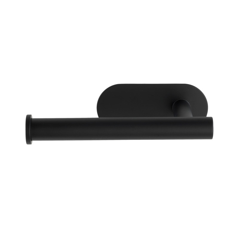 Porte-rouleau papier toilette Turbo-Loc Orea noir mat WENKO