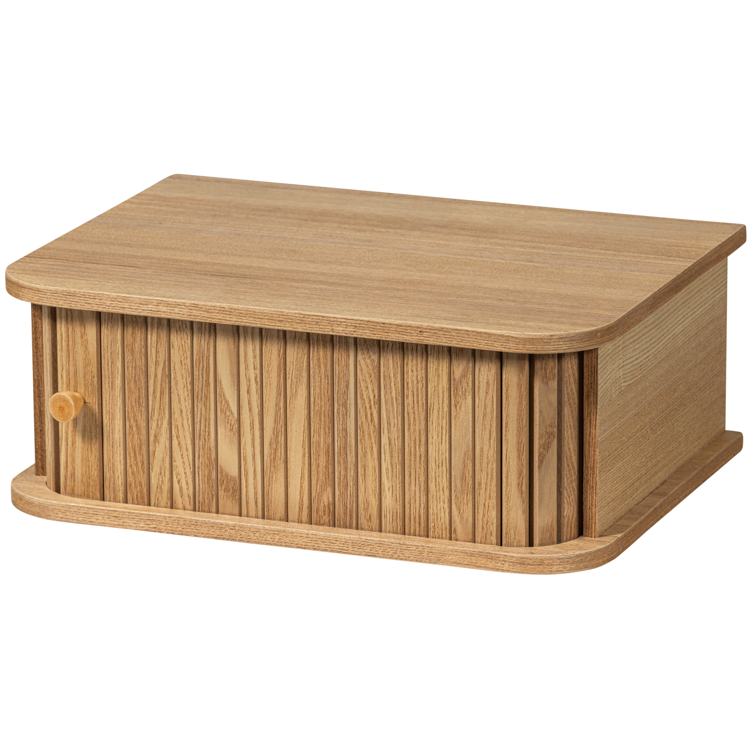 WOOOD Jena Nachtkastje Hangend - Links Rechts - Naturel - Hout