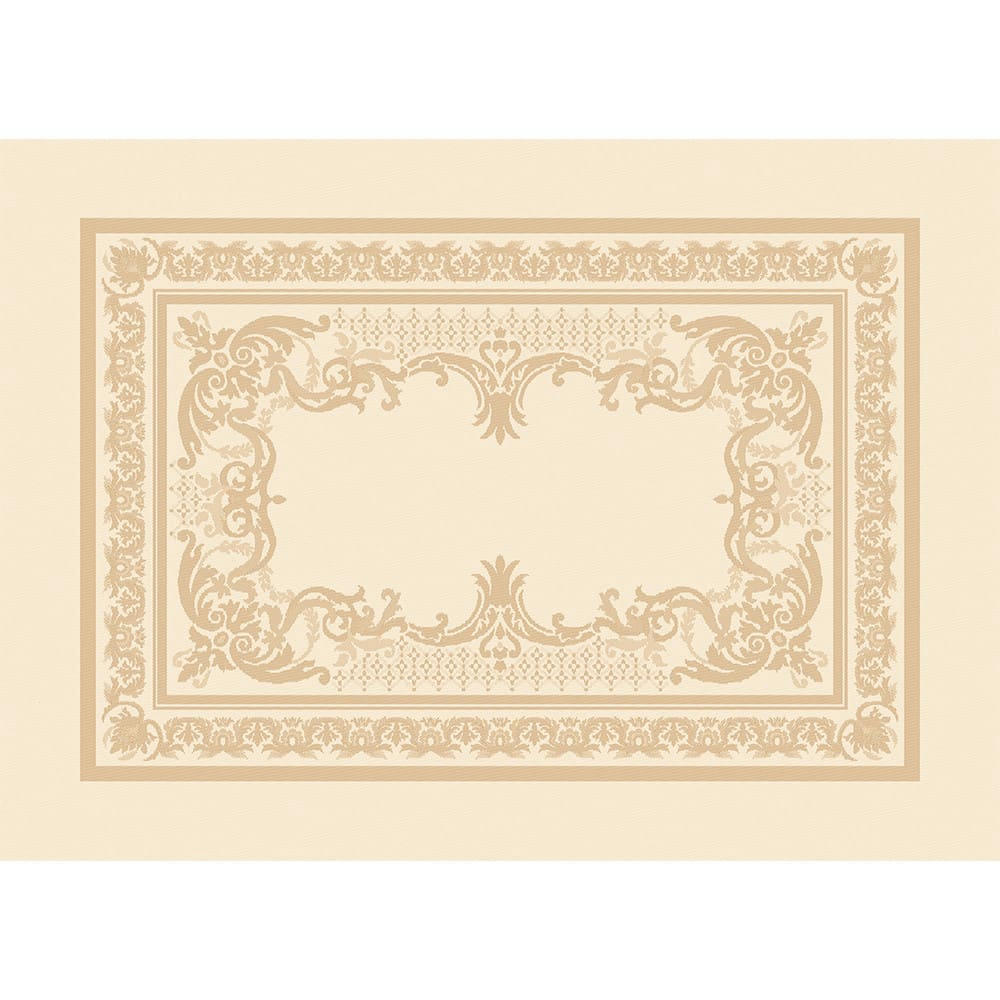 ELEONORE DORE - Set antitache déperlant coton & autres fibres beige 54X39