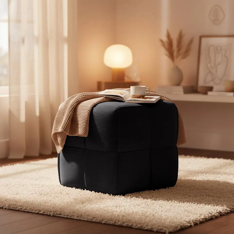 CLP Hocker Forinta Ribstof - donkergrijs