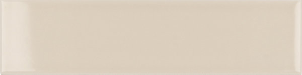 Faïence murale uni beige brillant L.20 x l.5 cm x ép.8 mm, Halo