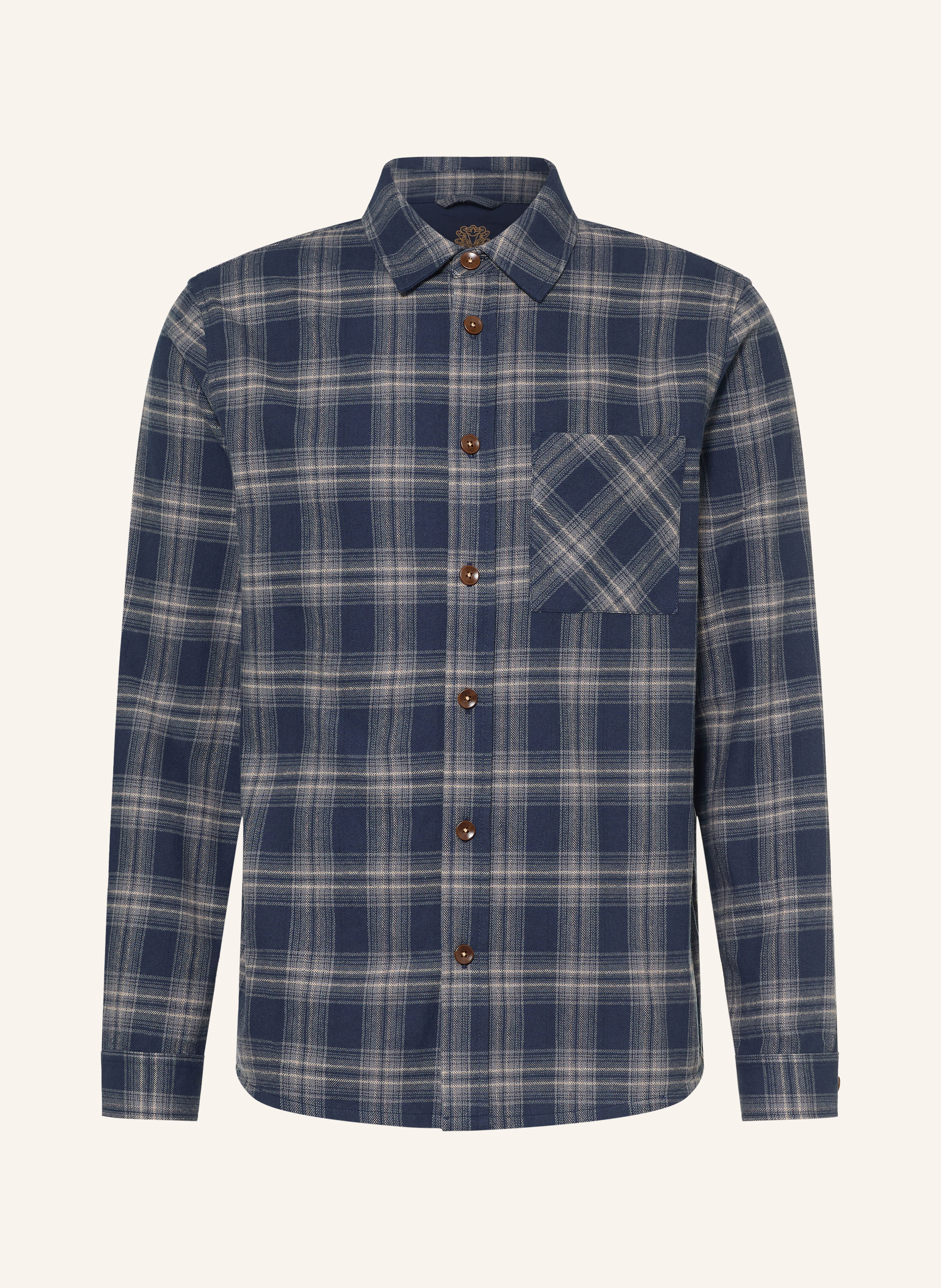 MOS MOSH Gallery Overshirt MMGDAVID aus Flanell
