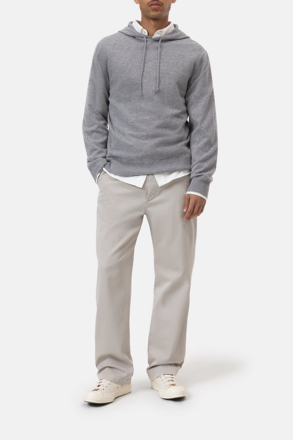 Hoodie aus reinem Cashmere