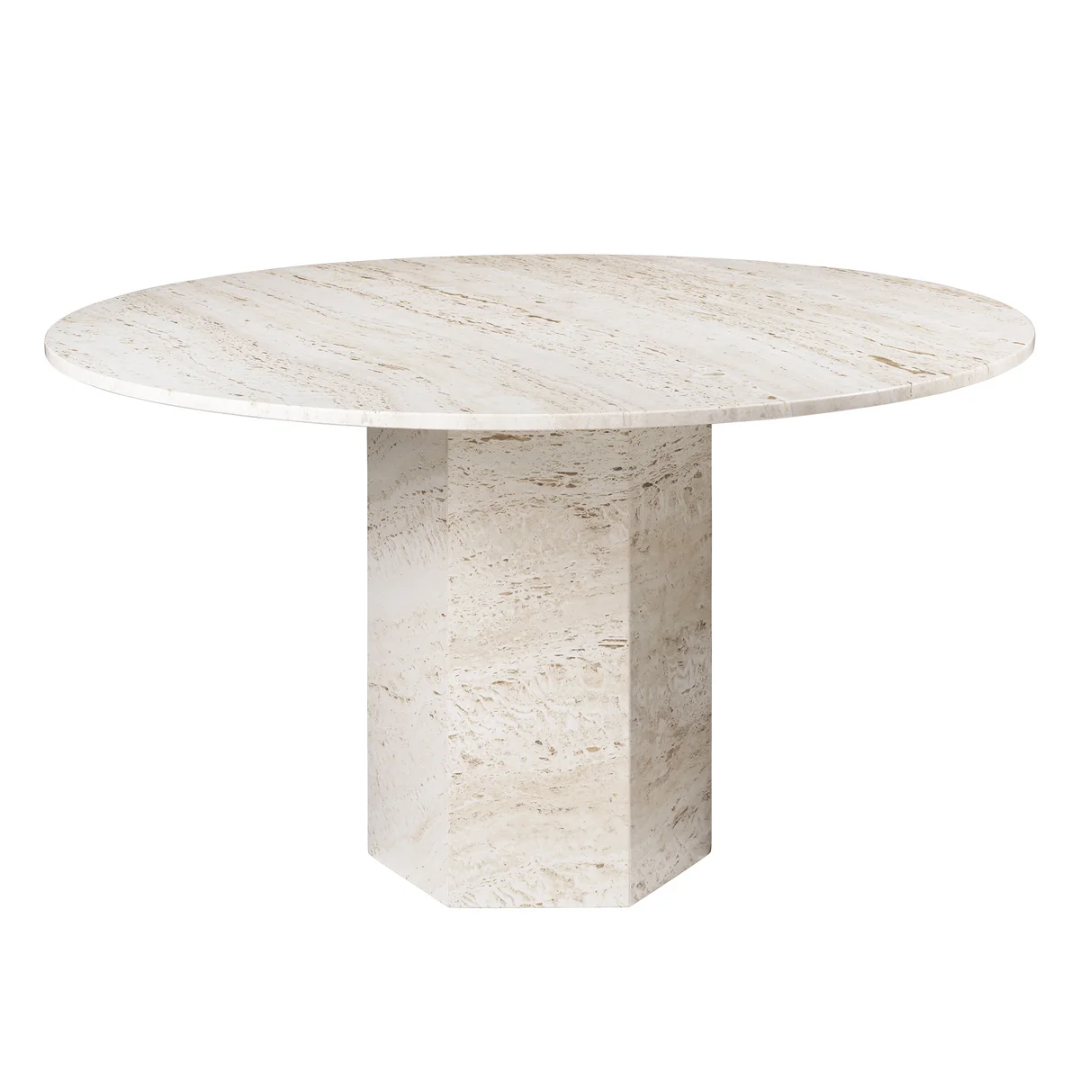 Gubi - Epic Esstisch, Ø 130 cm, neutral white