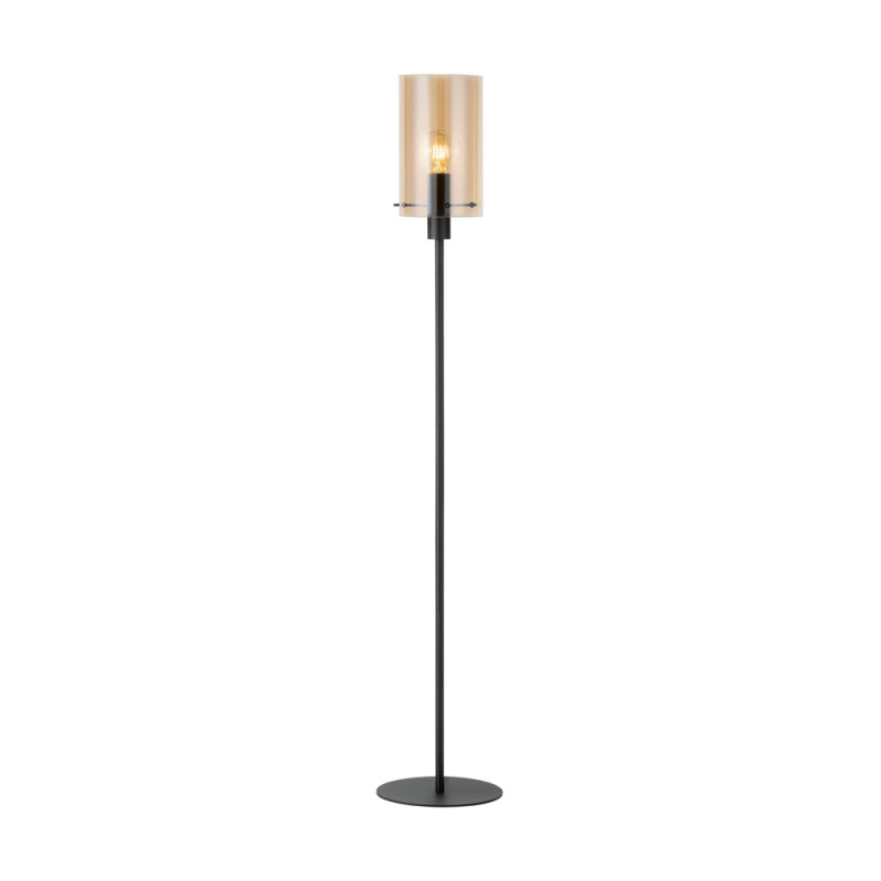 Lampadaire Polverara noir E27 40 W EGLO