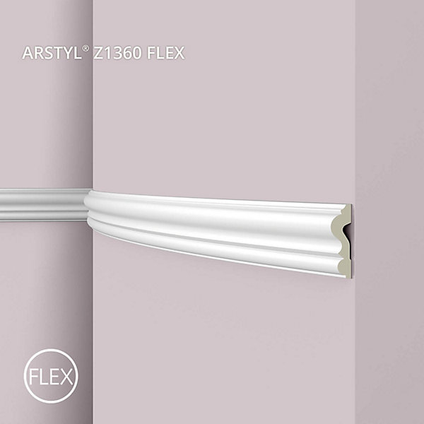 Cimaise NMC ARSTYL Z1360 Flex Moulure décorative Moulure en stuc