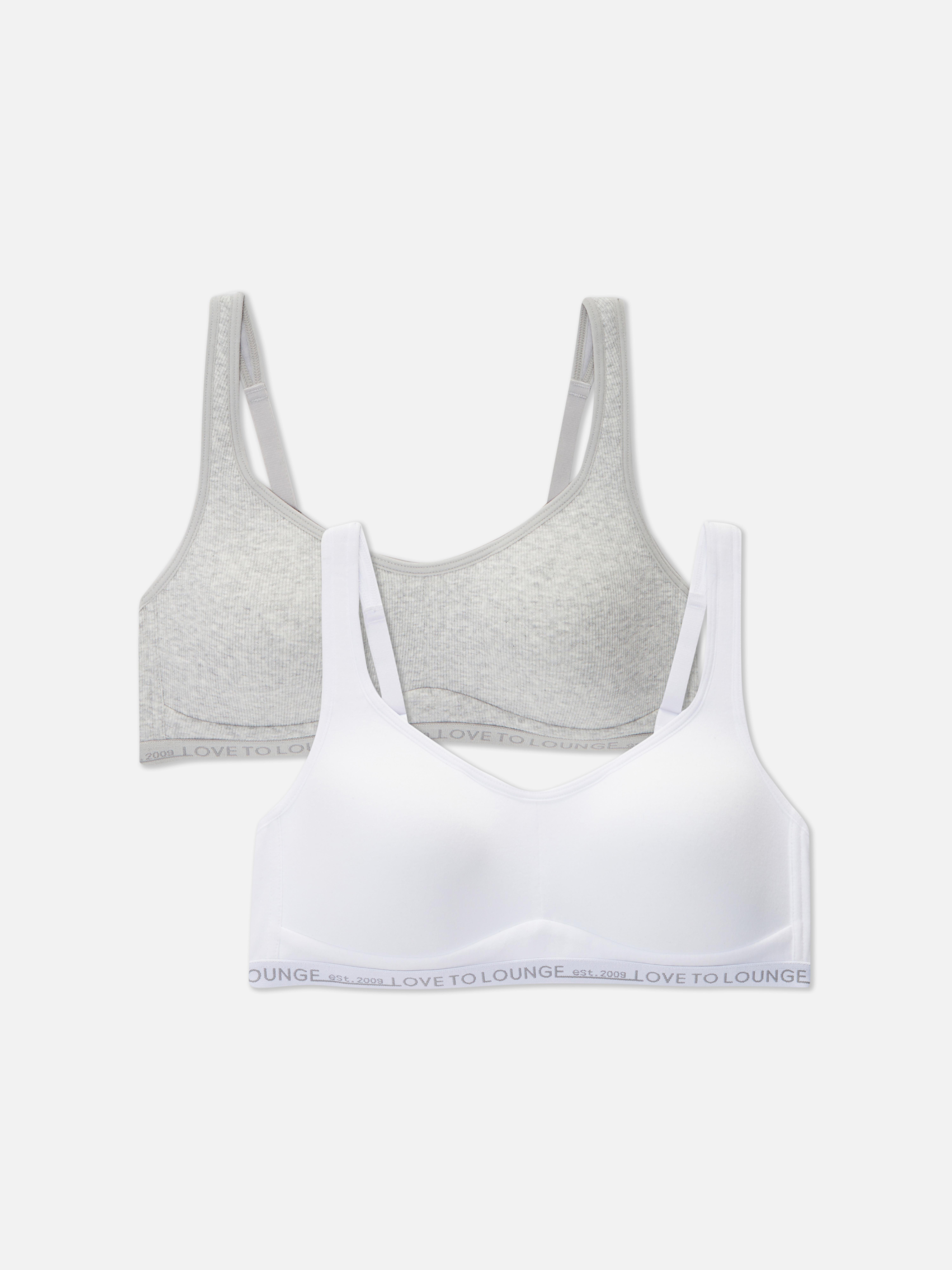 2-Pack Crop Top Bras
