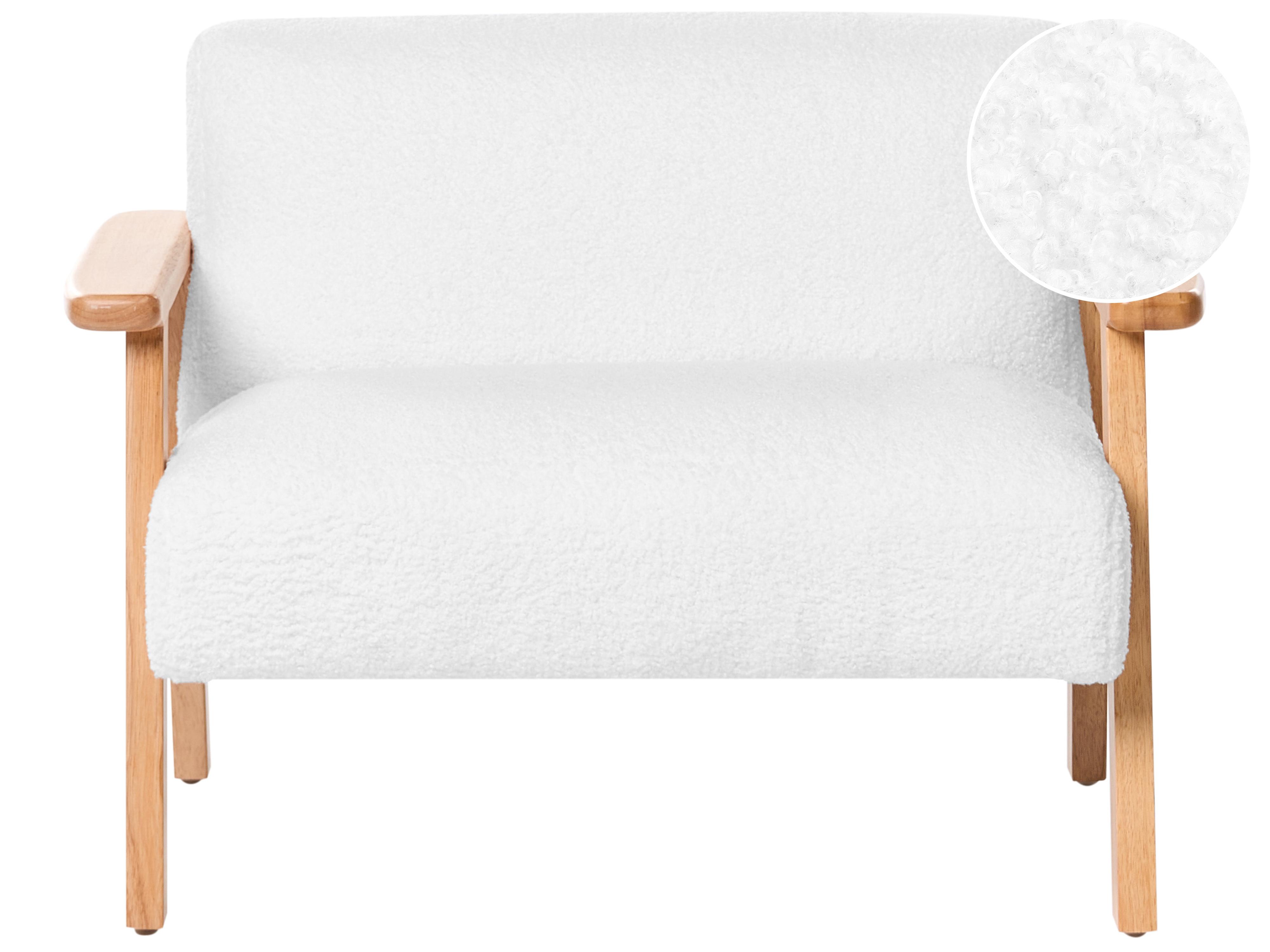 Kids Sofa LALMO Boucle White