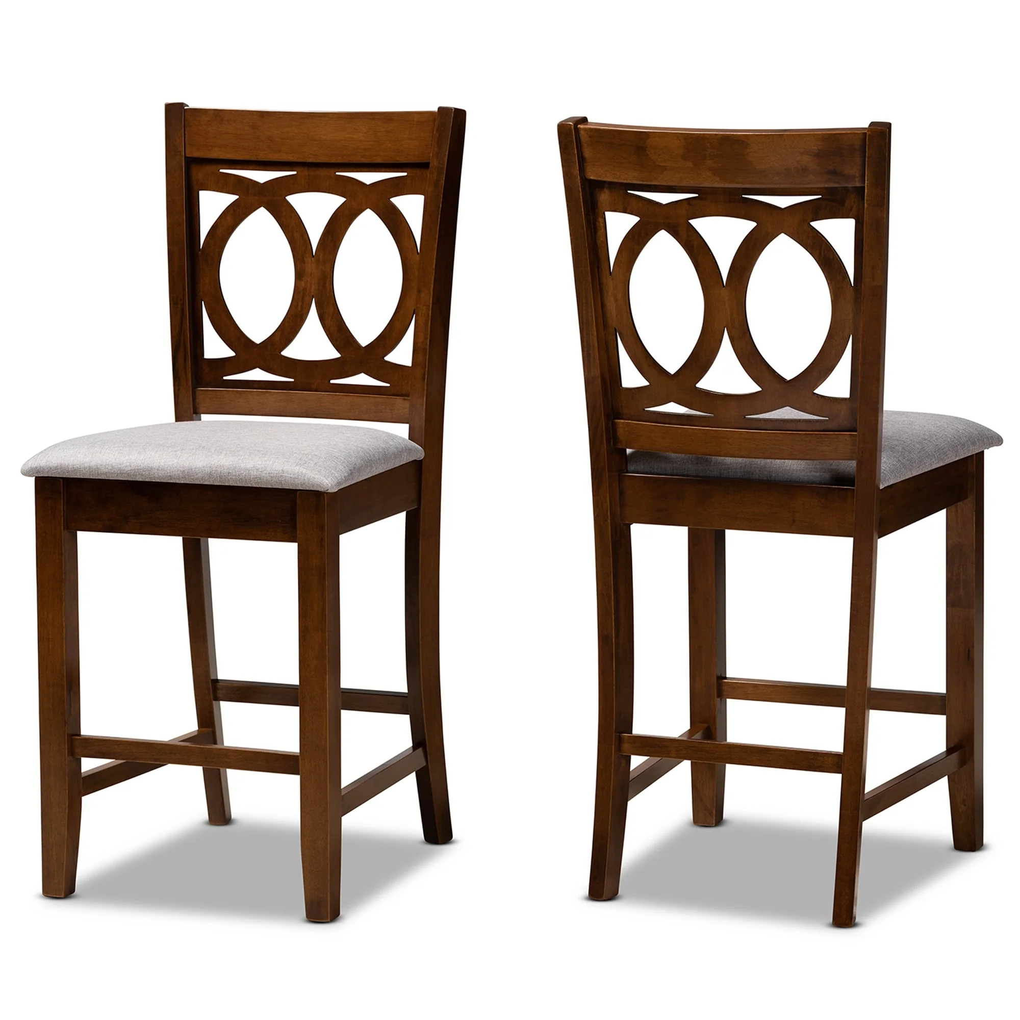 Lenoir Modern and Contemporary 2-Piece Counter Height Pub Chair Set