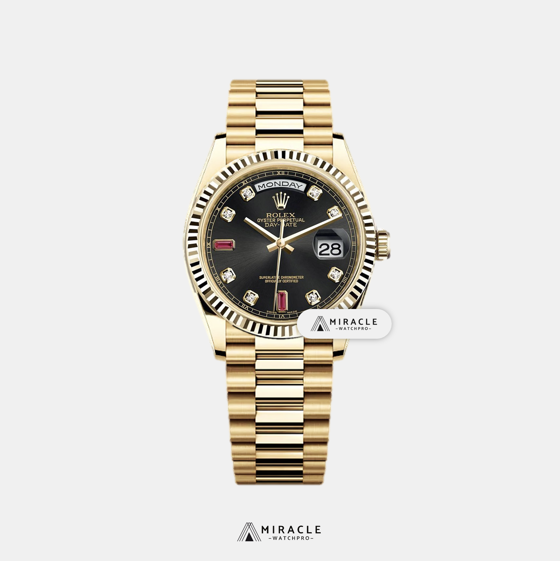 ROLEX-DAY DATE-ref.M118208-Elite Clone-36mm-Replica Watch