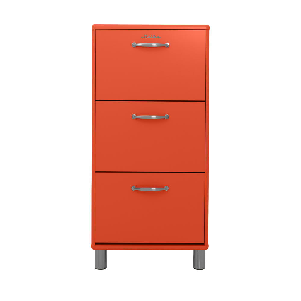 MALIBU - Meuble à chaussures L58cm rouge