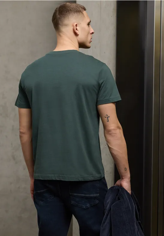 Basic T-Shirt aus reiner Baumwolle