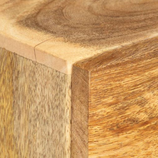 NNEVL Bedside Cabinet 40x30x50 cm Solid Mango Wood