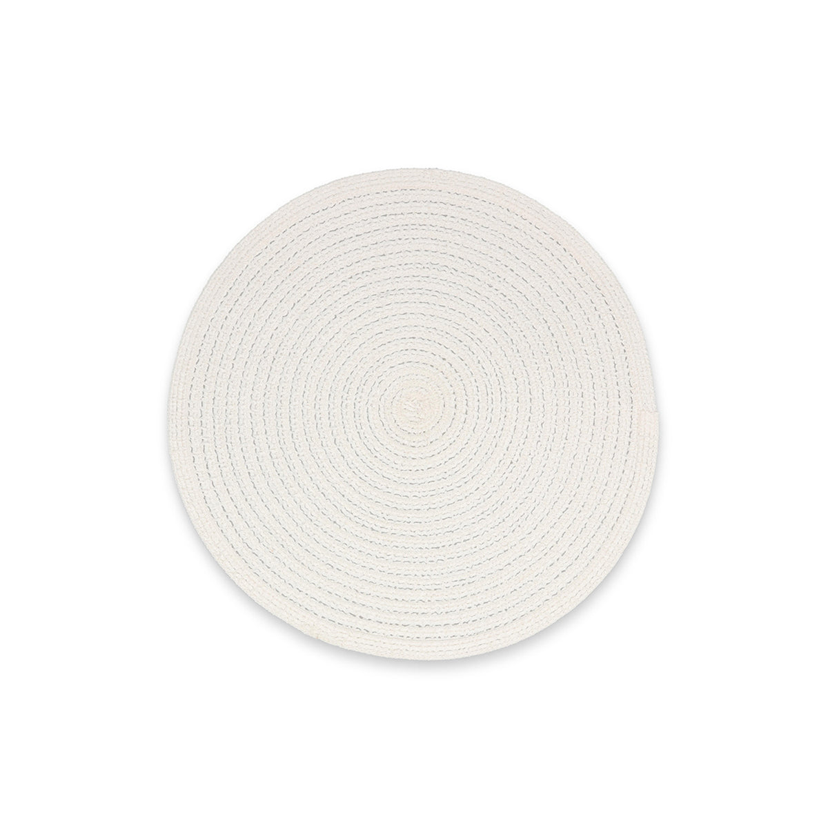 Ona - Placemat 36cm rond wit Nala - Set van 4