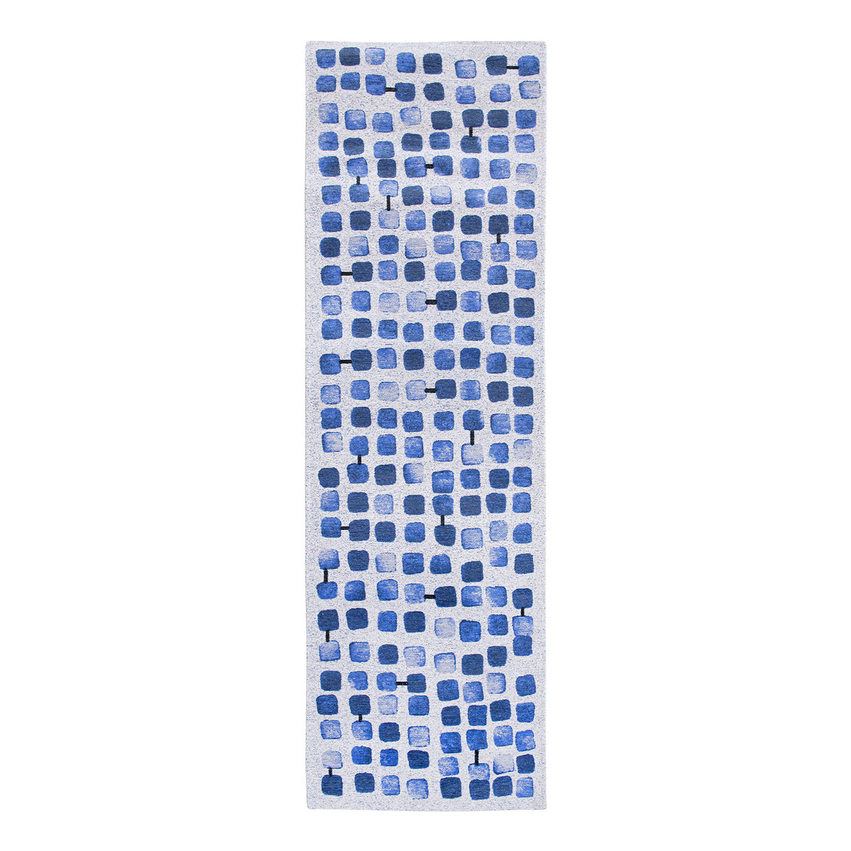 Louis De Poortere vloerkleed Amparo Blues - blauw - 80x250cm