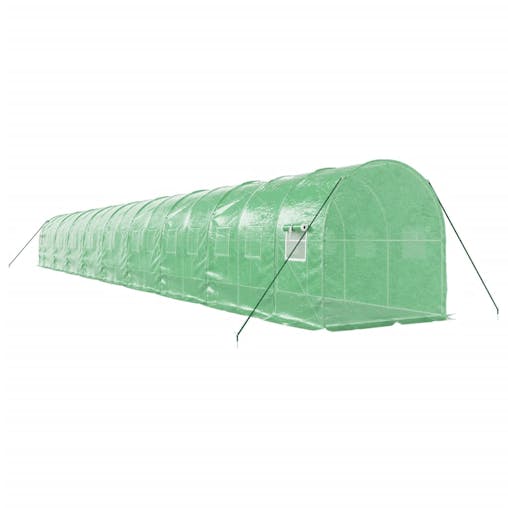 NNEVL Greenhouse with Steel Frame Green 36 m&sup2; 18x2x2 m