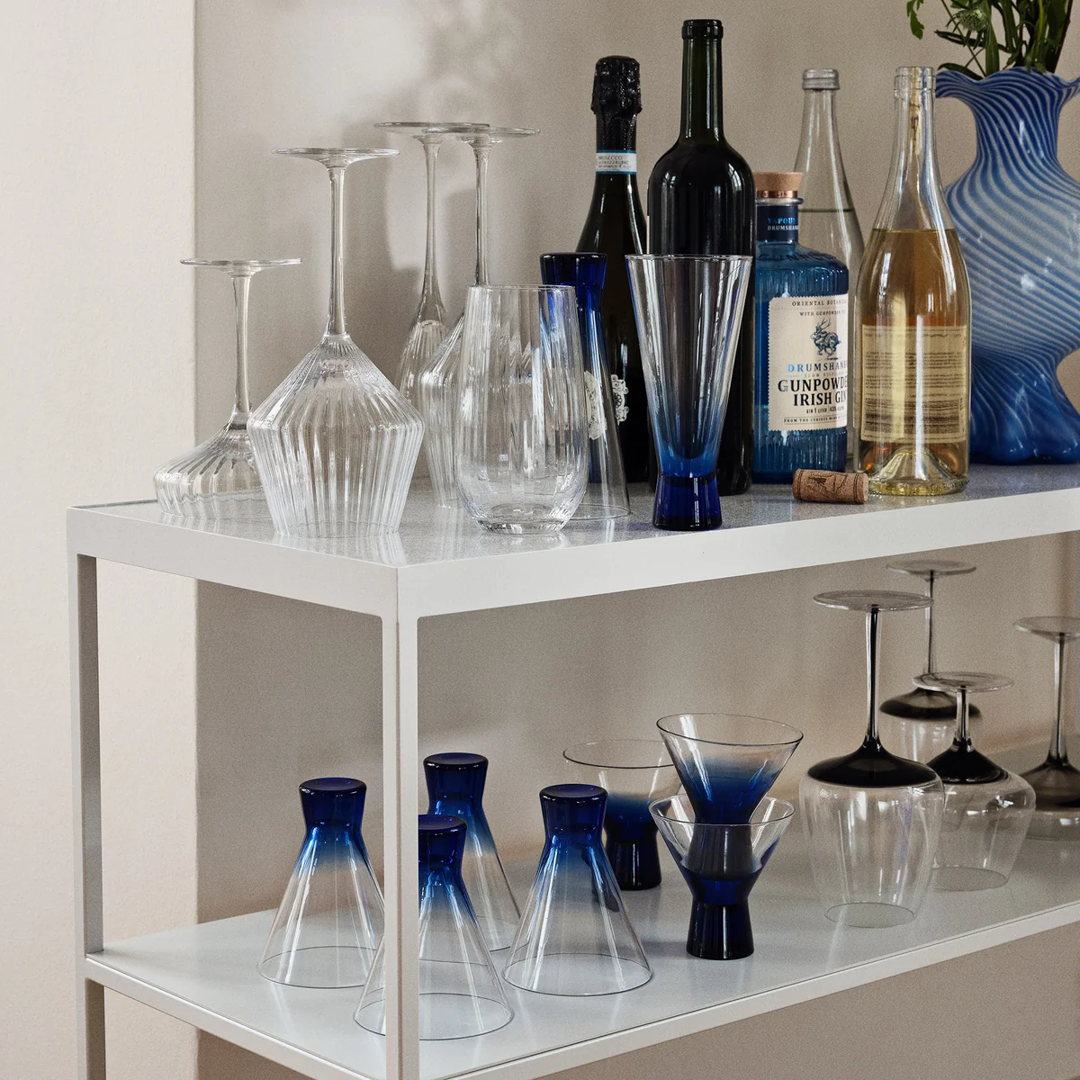 Broste Copenhagen - Smoke Trinkglas, 350 ml, grau