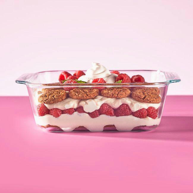 Pyrex Multi-Purpose Glass Deep Square Oven-To-Table Dish, Freezer & Dishwasher Safe, 8 x 8-in