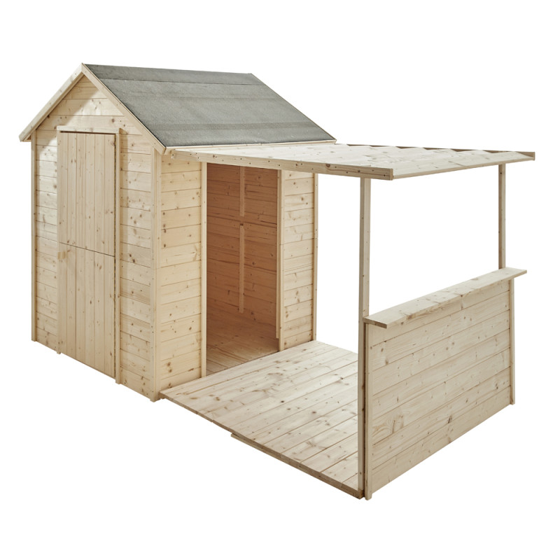 Cabane pour enfant Eugénie 2,56 x 1,27 x 1,62 m SOULET