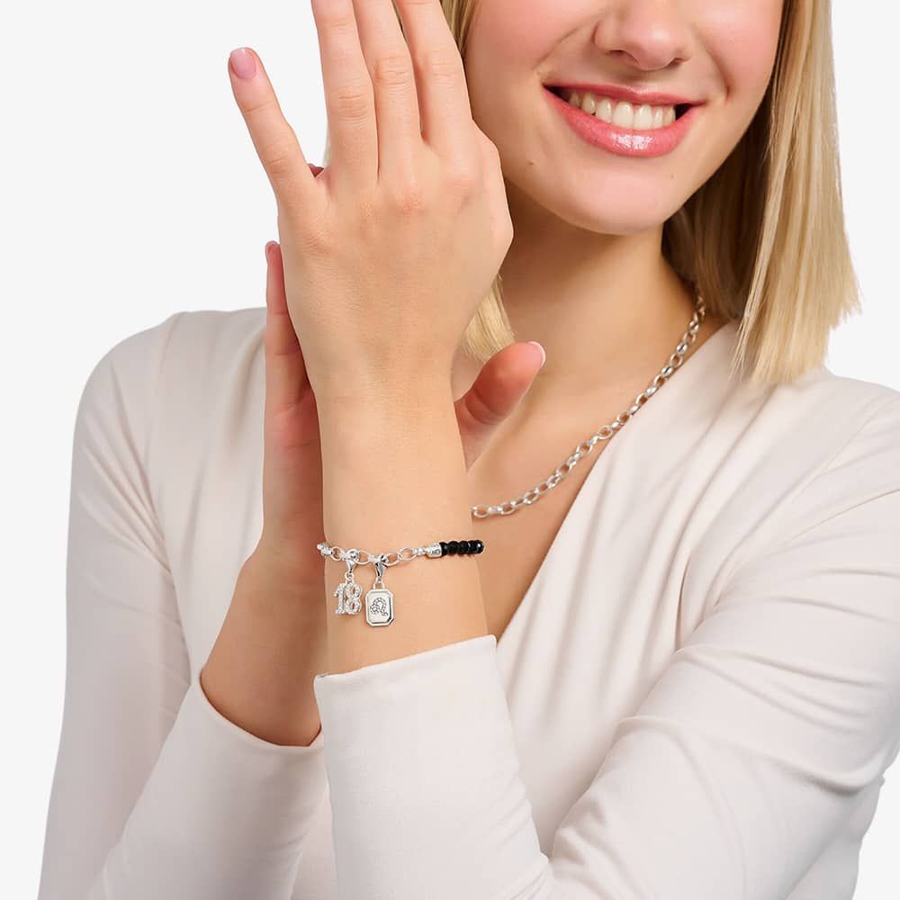 THOMAS SABO Silver 18 Cubic Zirconia Charm 2134-051-21
