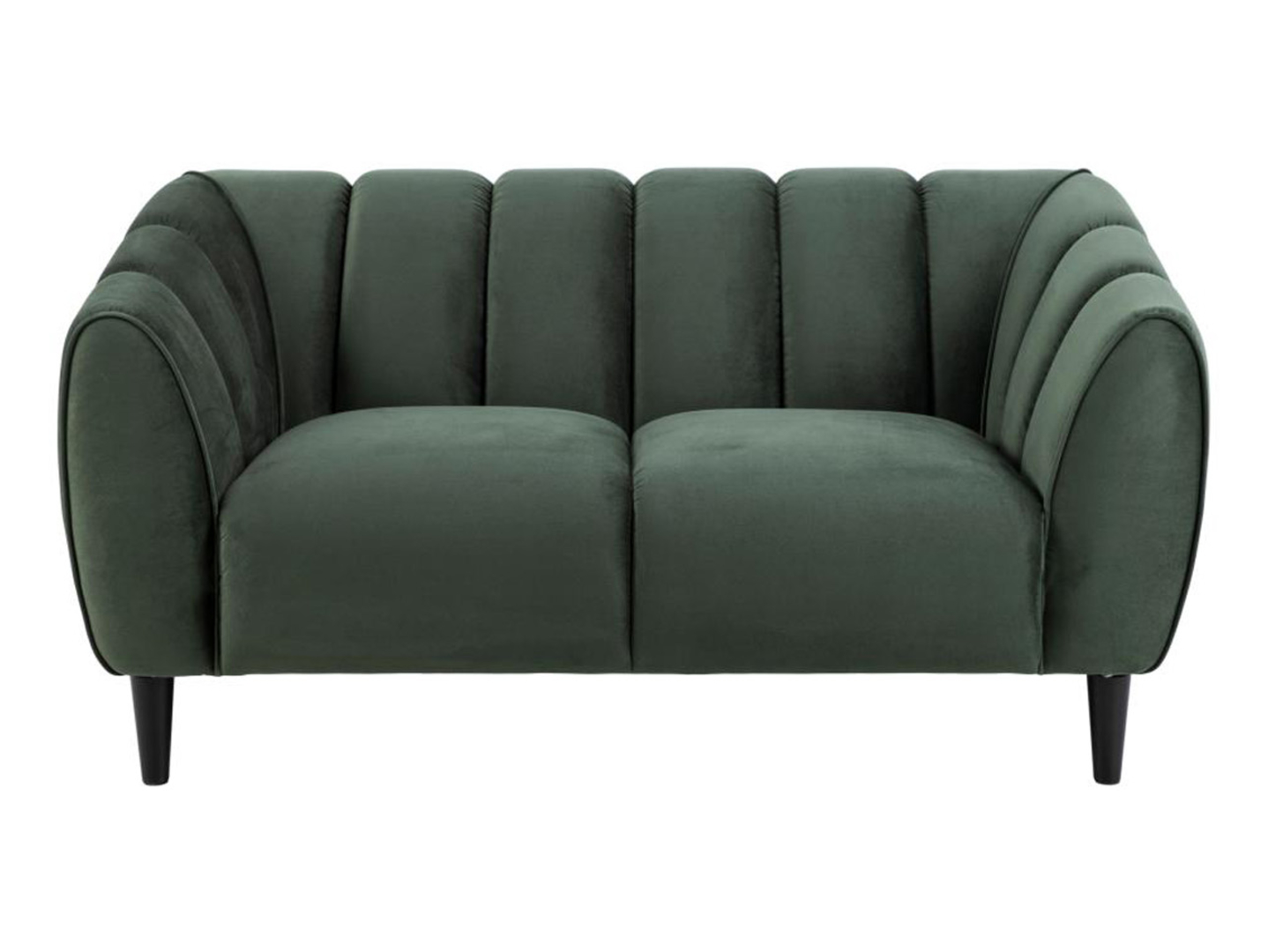 Sofa dwuosobowa Bayton 2S nierozkładana zielona