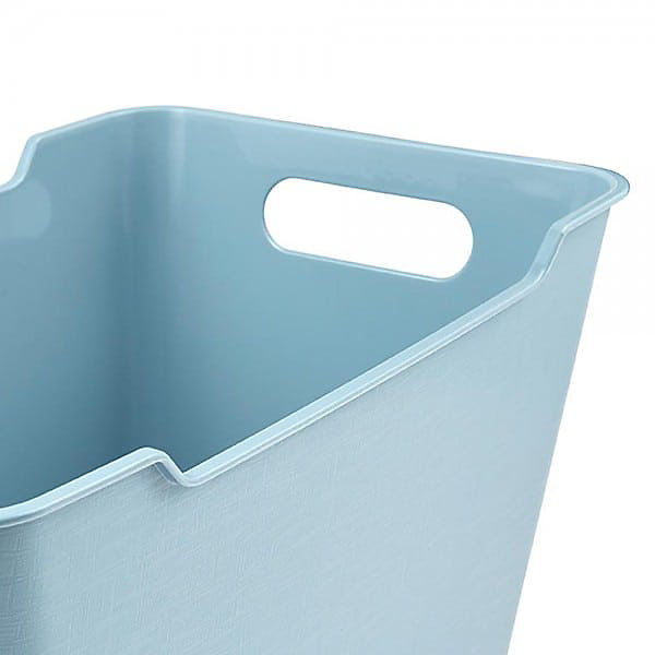 Bac de rangement lifestyle 6 litres avec poignées - Bleu