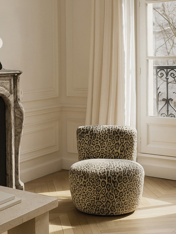 Fauteuil leopard - opjet leopard