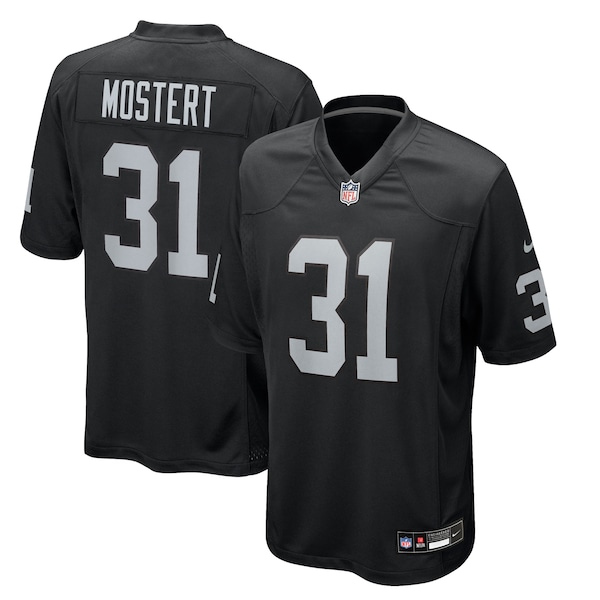 Raheem Mostert Las Vegas Raiders Nike Team Game Jersey -  Black