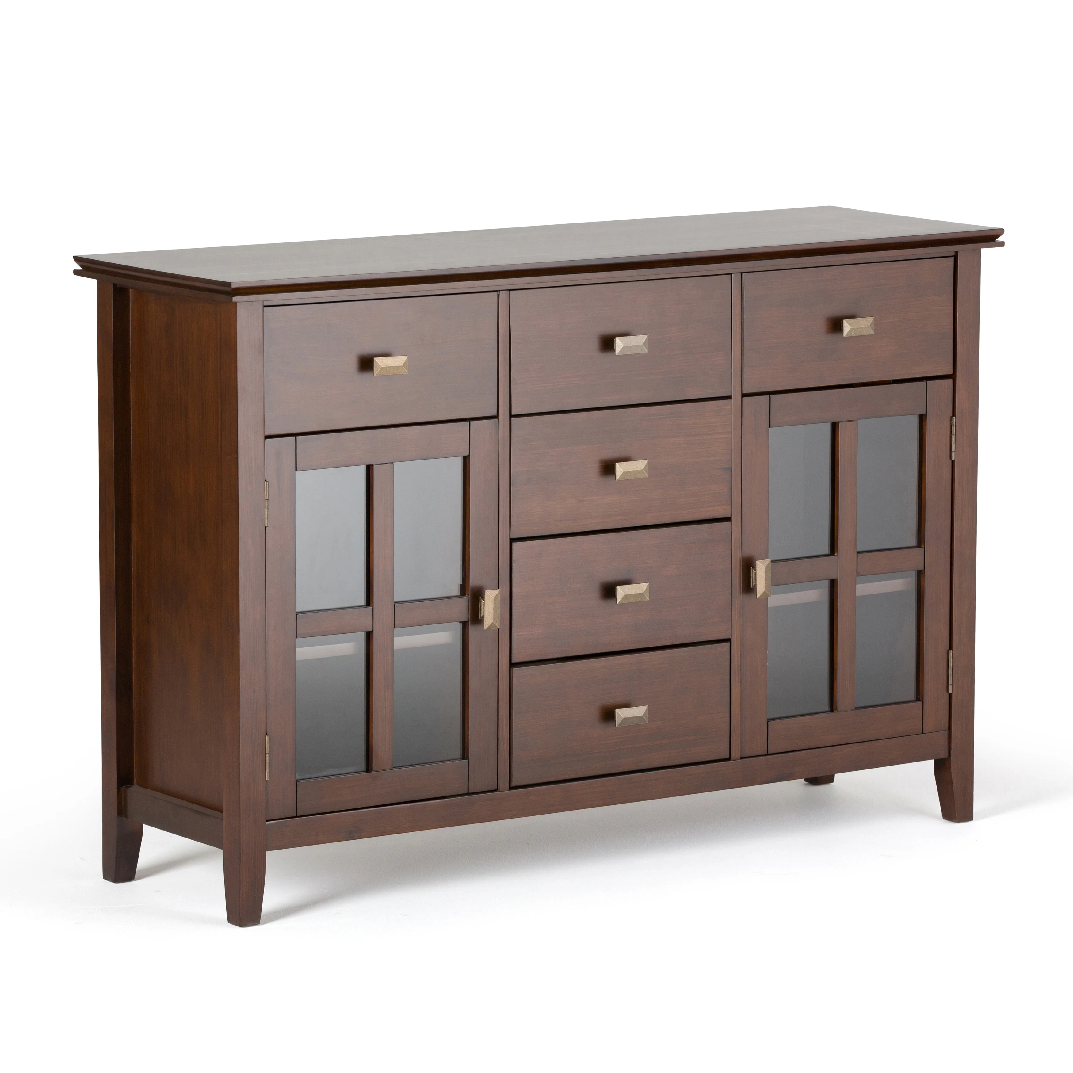 WYNDENHALL Stratford Solid Wood Transitional Sideboard Buffet - 54 inch Wide
