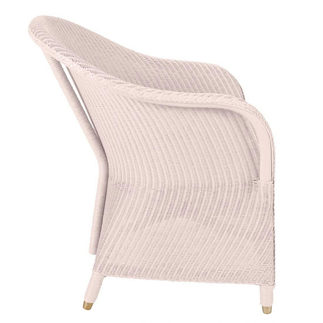 SIDONIE - Fauteuil laqué en Lloyd Loom
